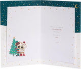 Boofle Embellished Daughter & Fianc� Boofle Cute Christmas Greeting Card