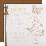 Hallmark Large Birthday Card for Daughter - Cake and Candles Design