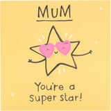 UK Greetings Mother's Day Card for Mum - You're a Super Star Design