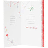 Daydreams One I Love Mistletoe Christmas Card