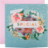 Someone Special - Die Cut Floral Design Card