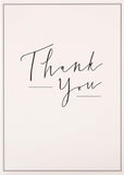 Classic Design Multi Pack 5 Thank You Card