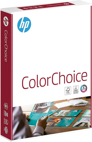 HP Color Choice A4 Paper – 90gsm, 500 Sheets – Bright White Lightweight Printer & Copier Paper