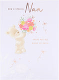 UK Greetings Mother's Day Card for Nan - Cute Teddy Design