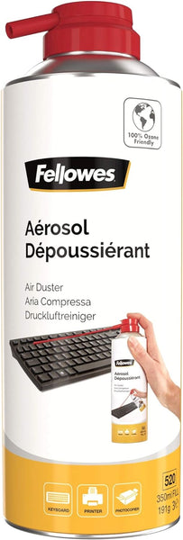 Fellowes Air Duster 520 ml Can / 350 ml Fill - HFC Free