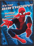 Spiderman Birthday Card 'Zip Zoom Wow'Extra Large