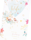 UK Greetings Christmas Card for Wife - Heartfelt Design