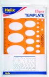 Metric Ellipse Template | Precision Drawing Tool for Technical & Design Work