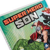 Marvel Avengers Super Hero Son Birthday Card