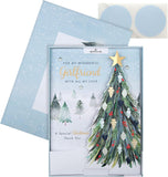 Hallmark Boxed Christmas Card for Girlfriend - Classic Winter Scene with Tree Design