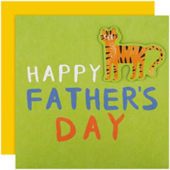 Hallmark Father's Day Card - Cute Illustrated Tiger Design