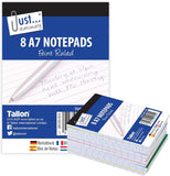 8 Pack A7 Lined Notebooks | Pocket-Size Notepads for Notes, Lists & Travel
