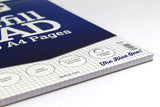Silvine 160 Page A4 Refill Pad, Head Bound and Punched 4 Holes. Ruled 5mm Squares