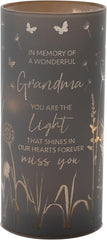 Widdop Thoughts of You LED Memorial Tube Light - Grandma - Commemorative Light Present Memory Sentimental Message