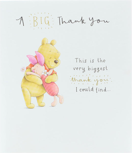 Disney Winnie the Pooh Piglet Thank You Card