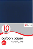 A4 Hand Black Carbon 10 Papers (Pack of 12)