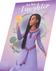UK Greetings Disney Wish Birthday Card for Daughter - Asha Design