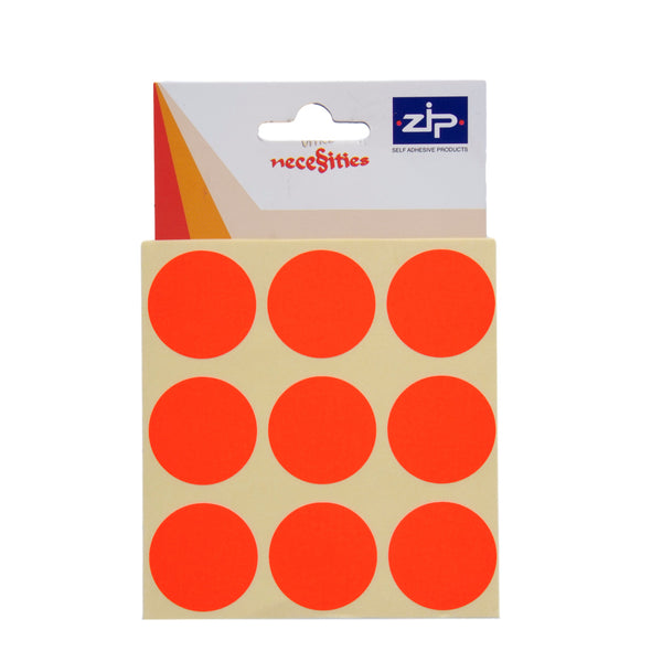 Fluorescent Red Labels – 29mm, Pack of 36 – Ideal for Office and Organization