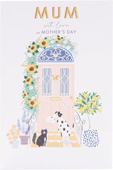 UK Greetings Mother's Day Card for Mum - Cute Doorstep Design