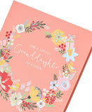 Floral Design Lovely Granddaughter Easter Card