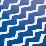 Hallmark Any Occasion Wrapping Paper & Tags Blue and White Zig-Zag Design - 2 Sheets