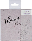 Hallmark Thank You Cards - Pack of 10 in 2 Classic Designs, Grey & Brown,25566740