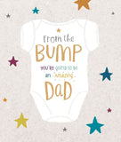 From The Bump Dad To Be Father's Day Card