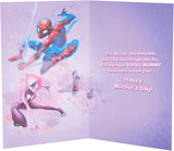 UK Greetings Marvel Spiderman Mother's Day Card - Hero Design