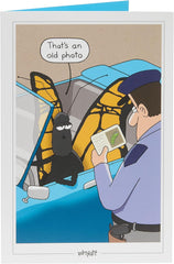 Butterfly Joke Design Birthday Card