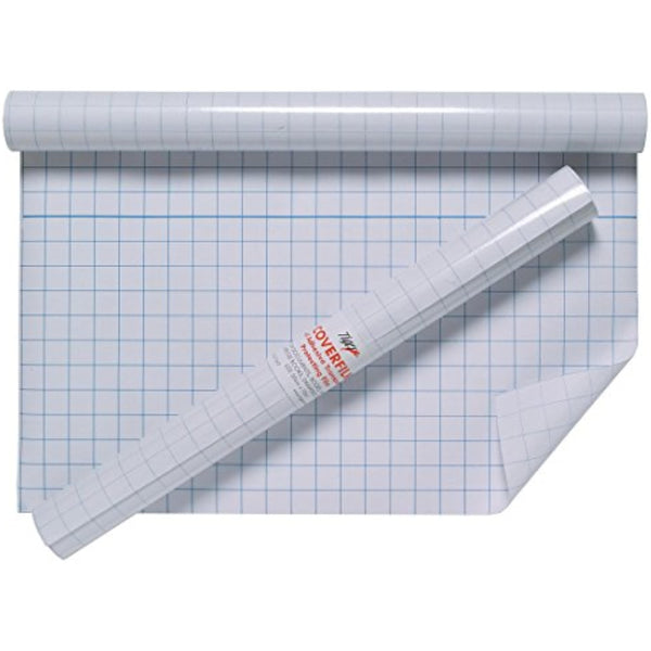 Tiger Sticky Back Plastic Book Cover Film – 50cm x 10m Roll | Clear Self-Adhesive