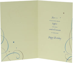 Happy Birthday 80th Greetings Card