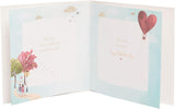 UK Greetings Valentine's Day Card For Wife - Cute Couple Scene Design