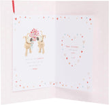 Cute Design Boofle Fiancée Birthday Card