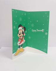 Disney Minnie Mouse Christmas Money Wallet Card
