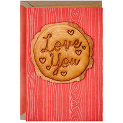 Love Always Carved Tree Valentine's Day Card from Hallmark