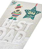 Boofle To A Brilliant Best Dad Cute Christmas Greeting Card
