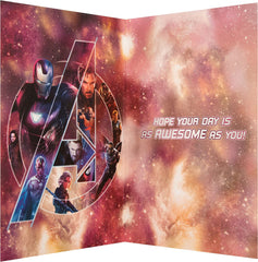 Marvel Avengers Infinity War Birthday Card