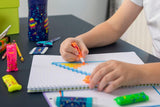 PIXEL PARTY Mini Highlighters – Pack of 4 | Fun & Bright Neon Markers for Kids & School