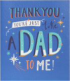 UK Greetings Like a Dad Father's Day Card for Him - Blue Design