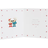 Boofles With Presents Grandma and Grandad Christmas Card