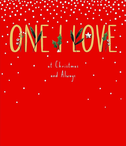 Carlton Cards One I Love at Christmas Special Christmas Greeting Card Special Xmas Cards 669090 669090