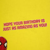 Marvel Spiderman Daddy Birthday Card