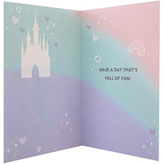 Disney Princesses Design with Sticker Sheet Birthday Card