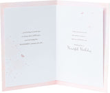 Beautiful Daughter Birthday Luxury Card with Sentimental Message Contemporary Pink Foil Design