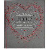 Fianc� Valentines Day Card With Envelope - Red Heart Design