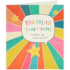 Exams Pass Congratulations Card - Congratulations Card - Exams Passed Card, Multi (694453-0-1)