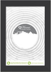 Black Nouveau 4x6" Photo Frame – Simple Styrene Frame for Stylish Display