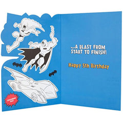DC Comics 5th Birthday Card "Batmobile"