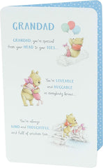 Disney Winnie the Pooh Granddad Birthday Card