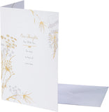 Contemporary Floral Design Sympathy Card